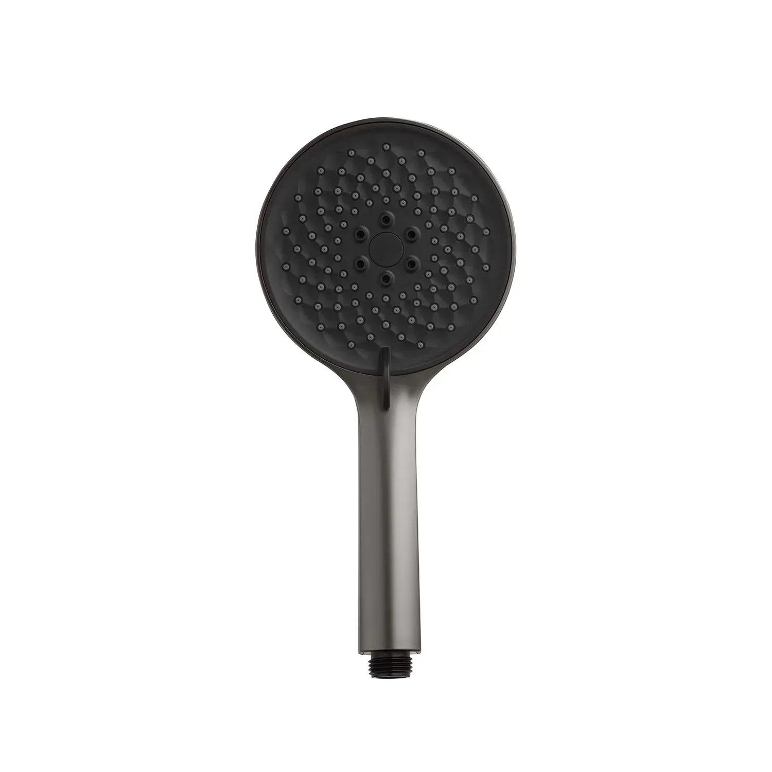 Набір змішувачів для ванни з довгим виливом Kroner KRP Graz Графітовий (GRP070/GRP010) - фото 6