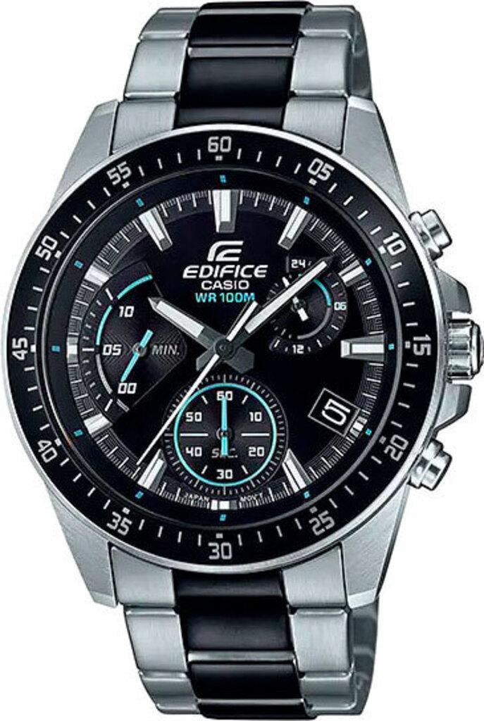 Наручний годинник чоловічий Casio Edifice Classic EFV-540SBK-1A з сталевим корпусом/водозахистом 100 м Чорний (3148809099) Наручний годинник чоловічий Casio Edifice Classic EFV-540SBK-1A з сталевим корпусом/водозахистом 100 м Чорний (3148809099)