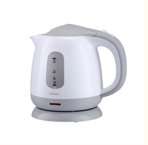Електрочайник Metec EK-01PWG пластик 1 л 900-1100W Біло-сірий (УТ000093432) - фото 1 Електрочайник Metec EK-01PWG пластик 1 л 900-1100W Біло-сірий (УТ000093432) - фото 1