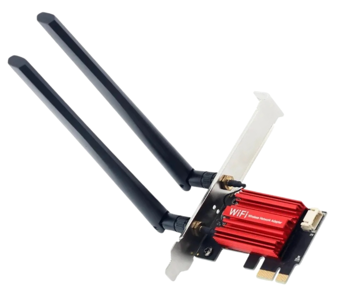 Карта сетевой модуль Wi-Fi FENVI WiFi 5 PCI-E Wireless Adapter AC1200 Network Card Dual Band 2,4/5 GHz 802.11AC (21cbdc3c)