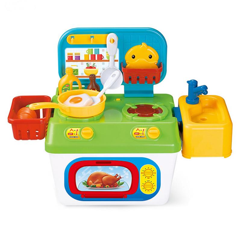 Ігровий набір SUNROZ Kitchenware дитячий симулятор кухонного приладдя з водопроводом LED (SUN0789) - фото 2 Ігровий набір SUNROZ Kitchenware дитячий симулятор кухонного приладдя з водопроводом LED (SUN0789) - фото 2