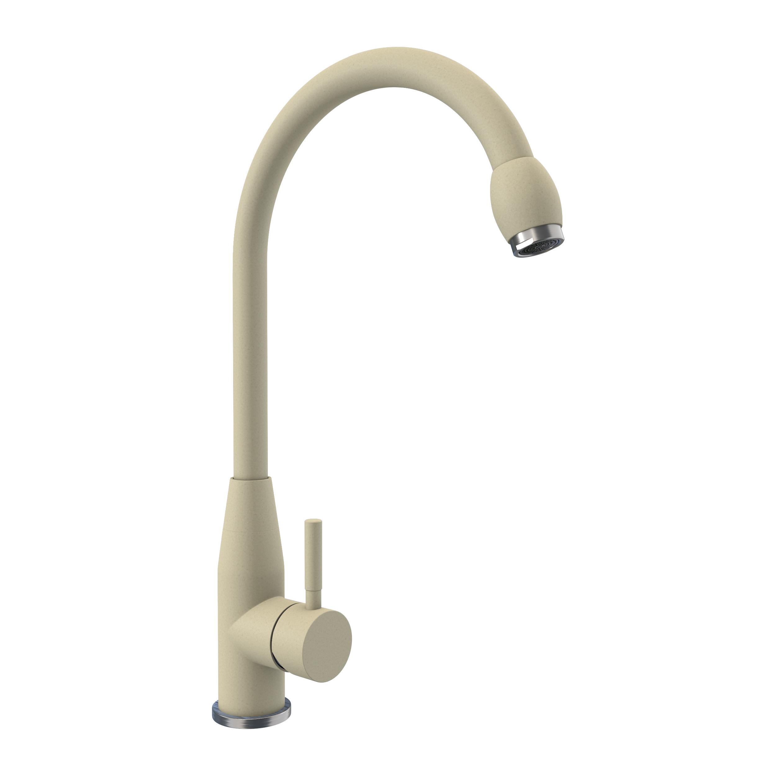 Смеситель кухонный Platinum 26 FHP Айвори (7456)