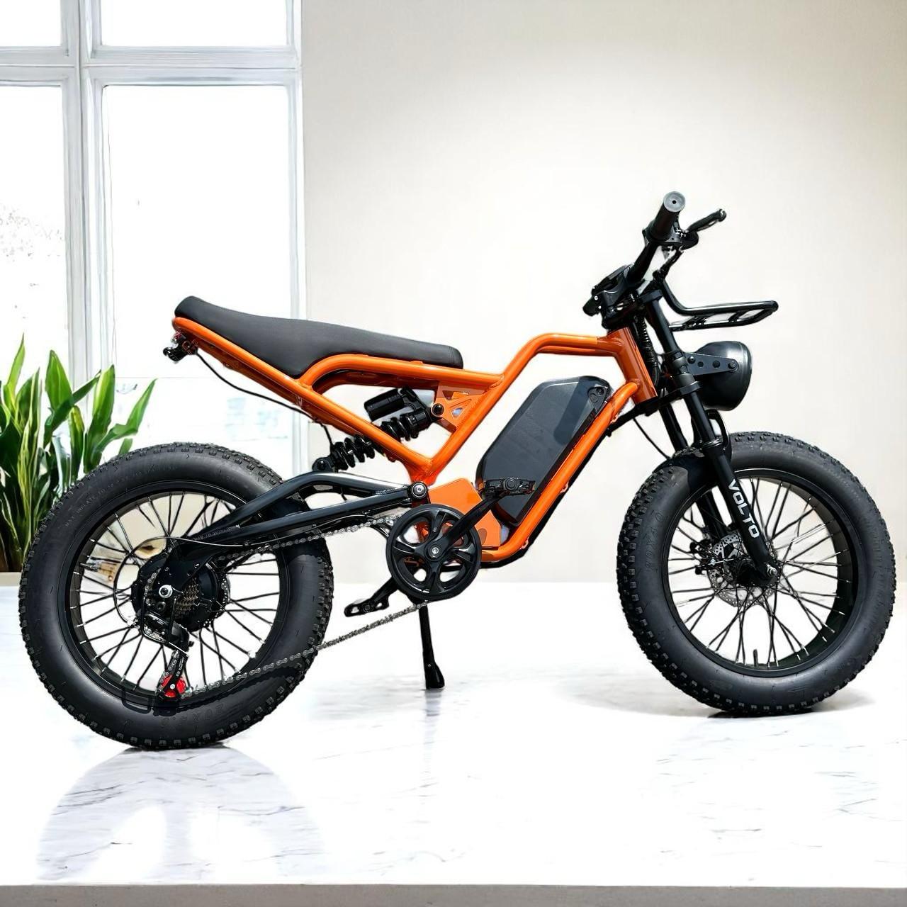 Электровелосипед VOLTO Jump PAS 20" 1000W 19Ah Оранжевый (1982424)