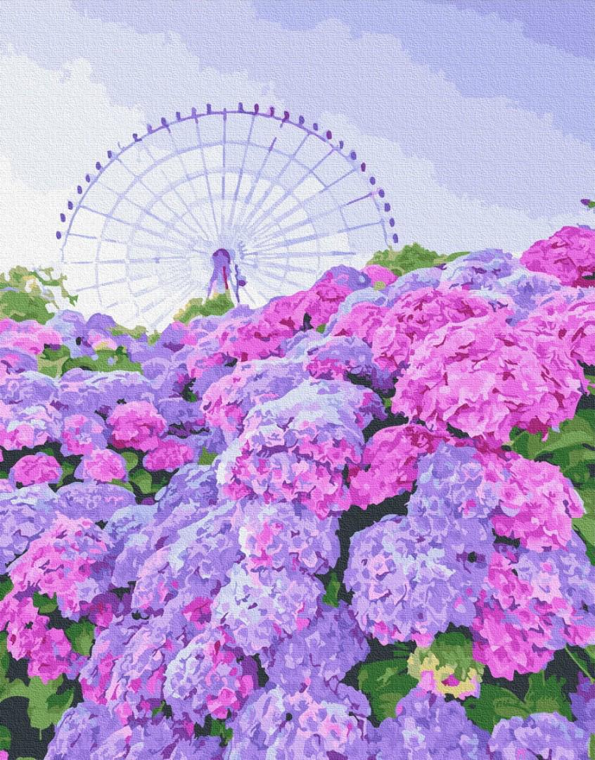 Картина за номерами Brushme Вид на Гортензію 40х50 см (PGX32307)