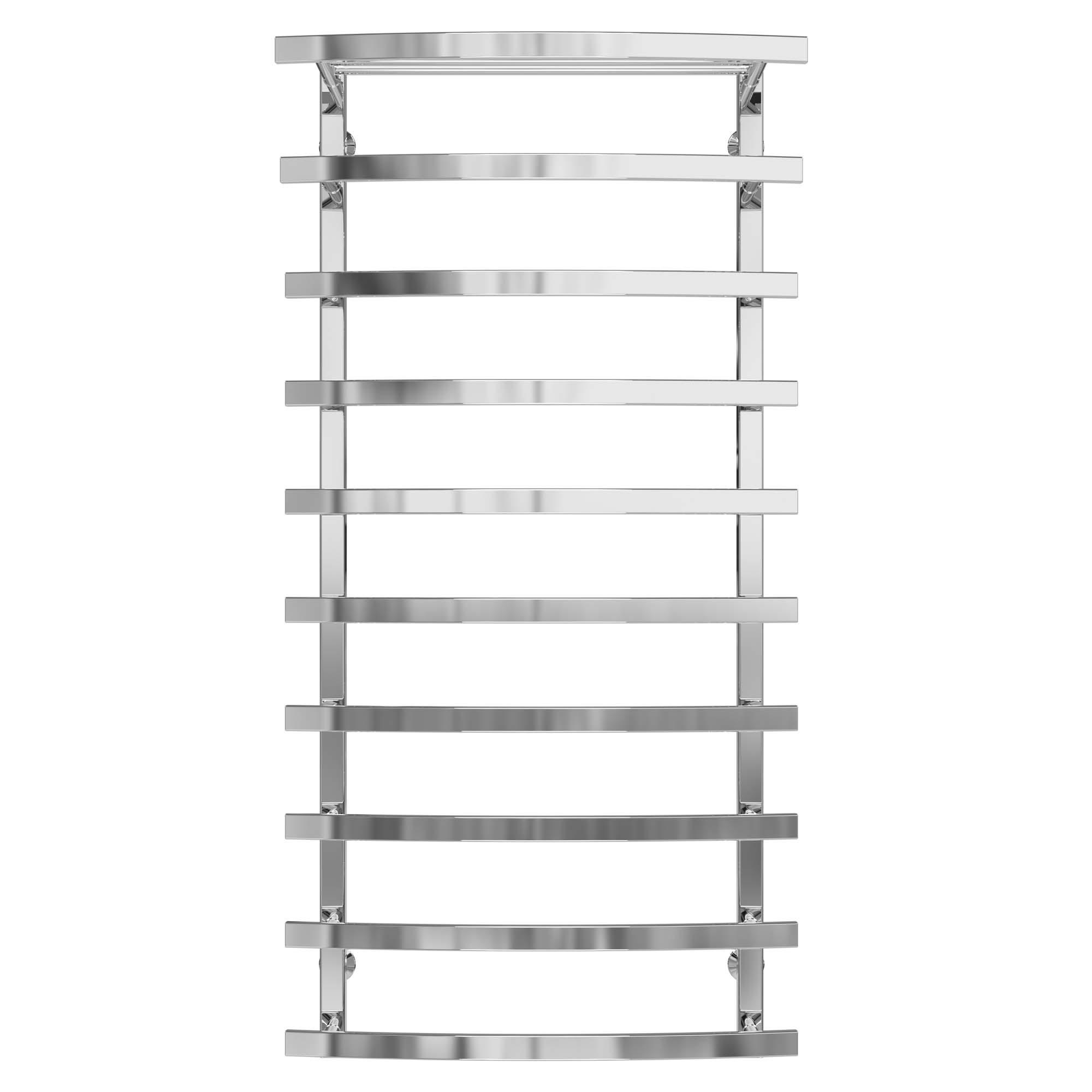 Полотенцесушитель водяной Deffi Lotos П10 боковое правое подключение нержавеющая сталь 400х1200 мм Хром (A.LO.120.40.10.CC)