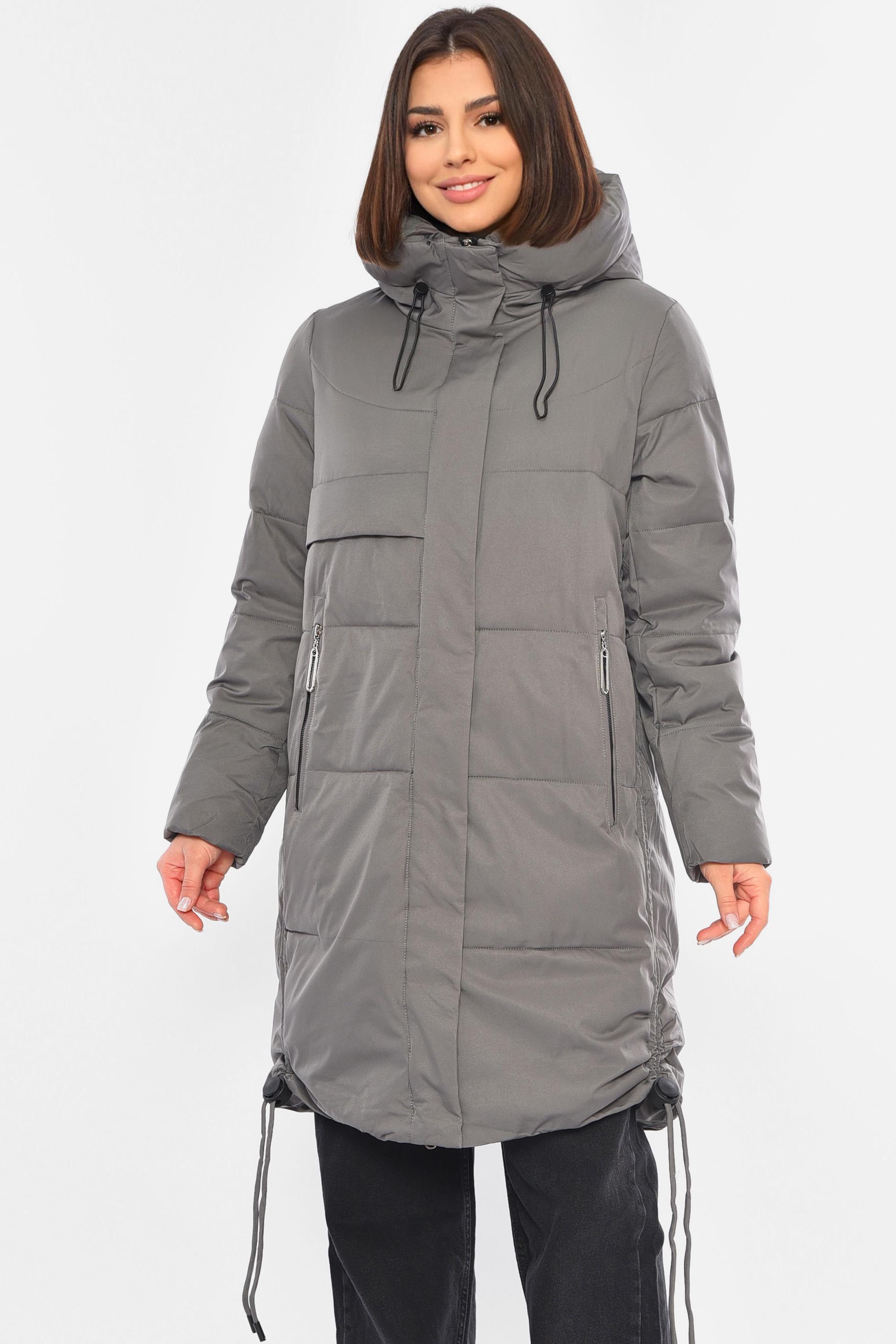 Куртка жіноча зимова 3XL Сірий (194088) - фото 2 Куртка жіноча зимова 3XL Сірий (194088) - фото 2