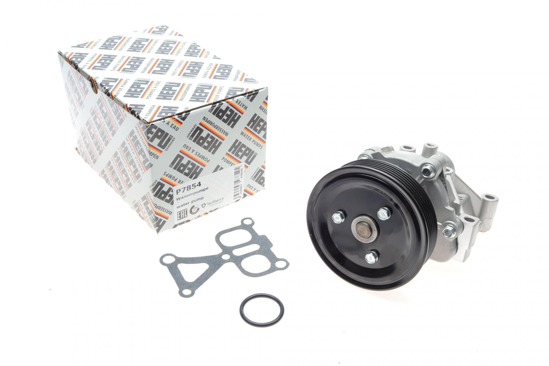 Помпа води Hepu Hyundai Santa Fe/Sonata/Tucson/Kia Sportage/Sorento 2.0/2.4/CVVT/GDI 09- OE P7854