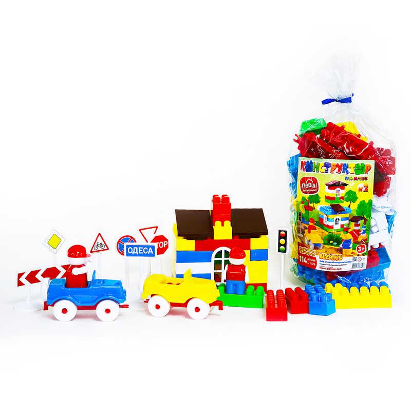 Набор детский Конструктор Bamsic №2 Bamsic 115/9 114 деталей (93504) Набор детский Конструктор Bamsic №2 Bamsic 115/9 114 деталей (93504)