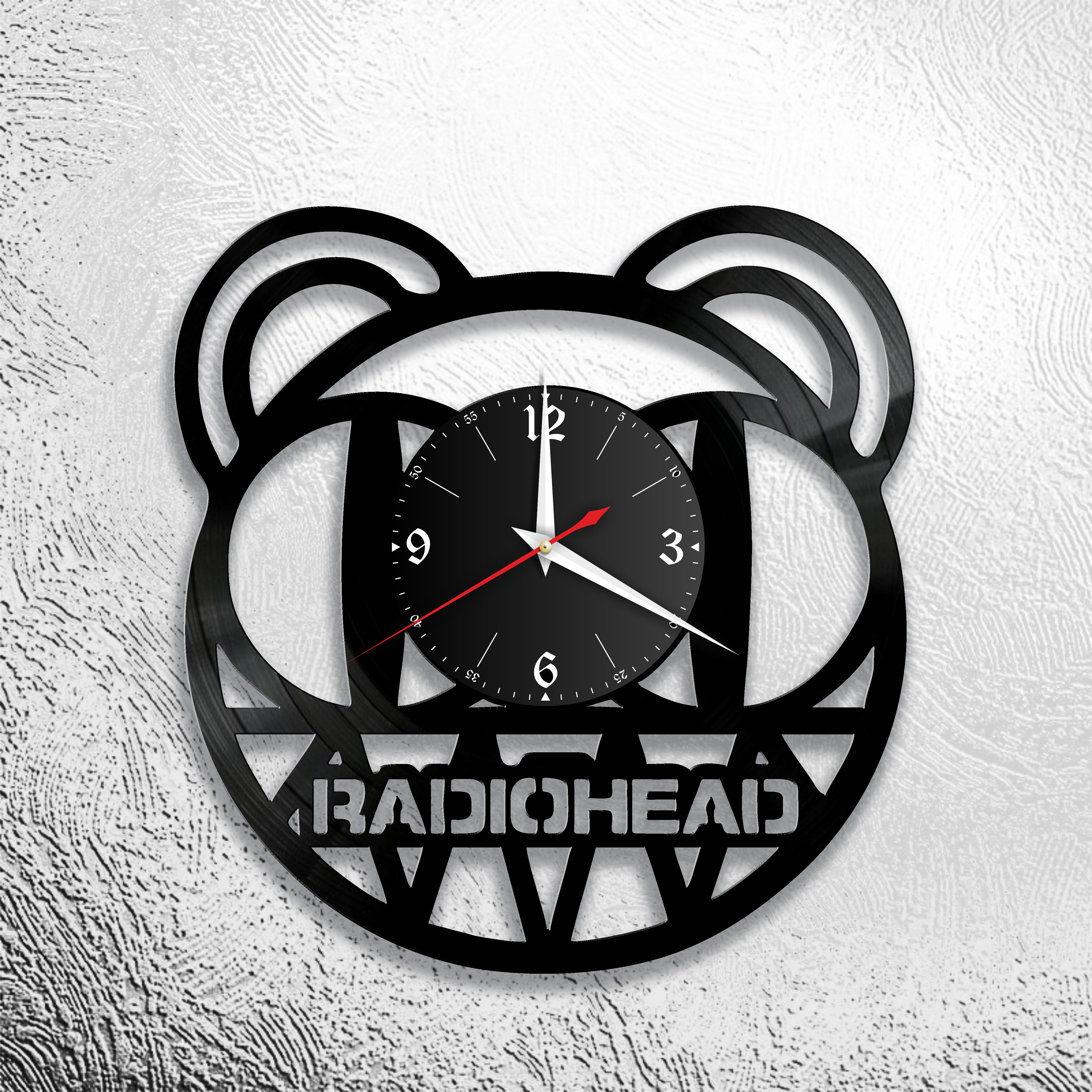 Часы настенные Radiohead 0692 из виниловой пластинки
