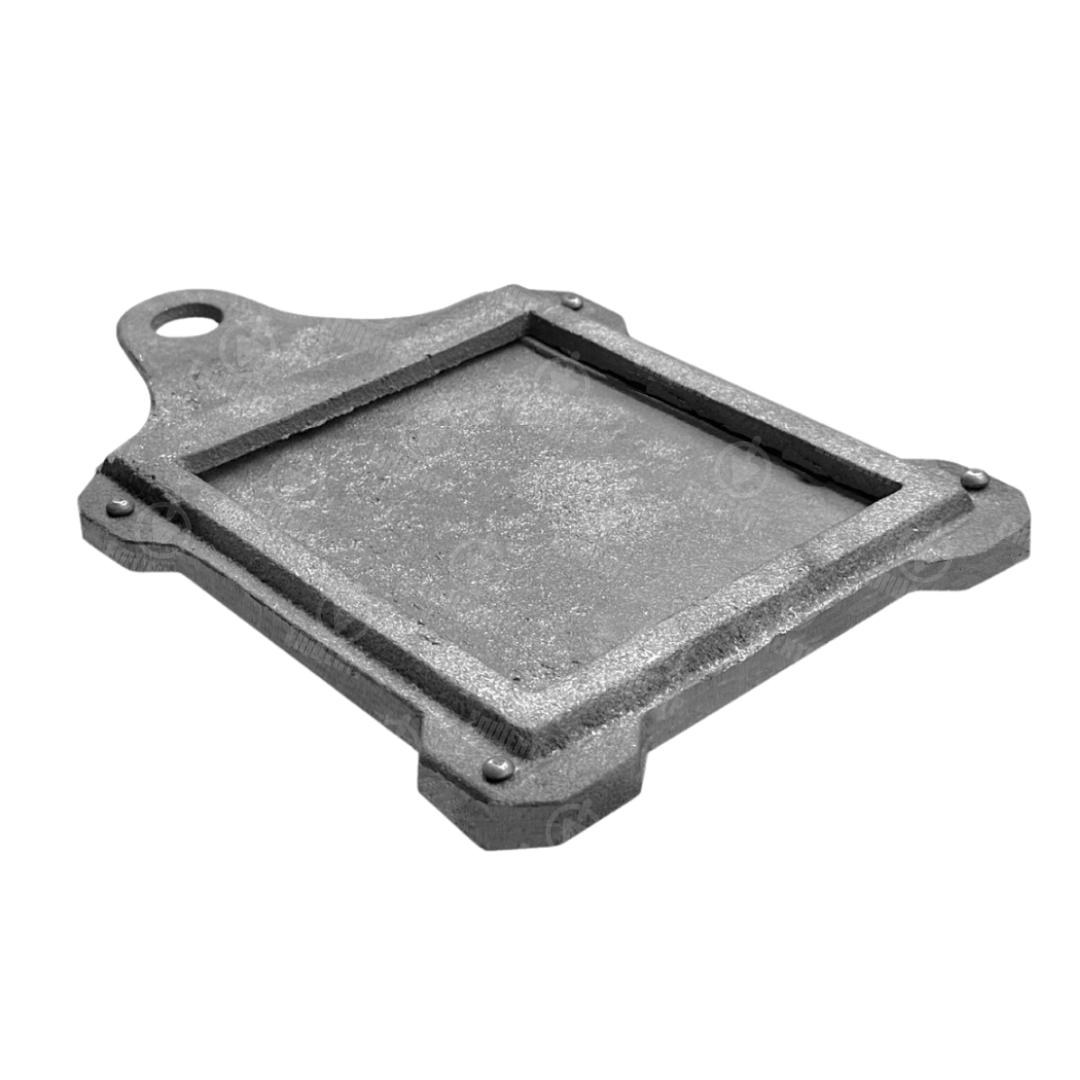 Задвижка шиберная чугунная для печи ГЛВТ малая 270x180 мм - фото 2 Задвижка шиберная чугунная для печи ГЛВТ малая 270x180 мм - фото 2