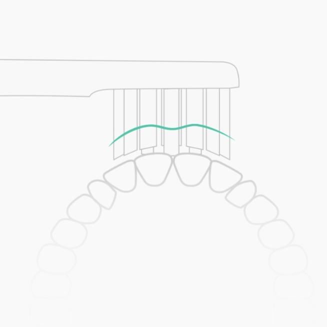 Насадка для електричної зубної щітки Xiaomi Soocas X1/X3/X3U/X3 Pro/X5/V1/V2/D2 2 шт. Чорний - фото 5