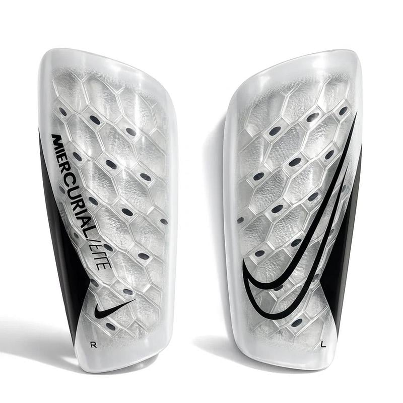 Щитки футбольні захисні Nike Mercurial Білий (NE-LG-CR7W) Щитки футбольні захисні Nike Mercurial Білий (NE-LG-CR7W)