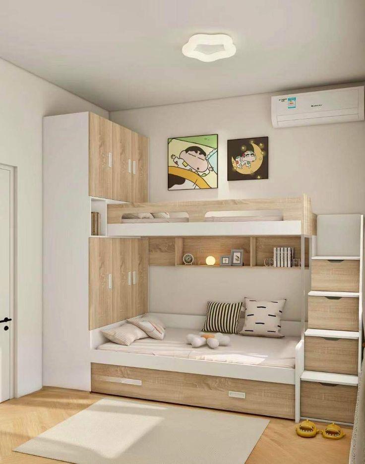 Кровать двухъярусная Fmebel Батуми с широким нижним спальным местом 120х190 см