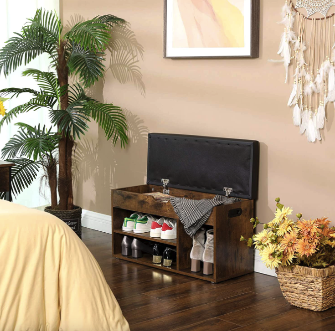 Тумба для обуви с мягким сиденьем Leobert Gerbor Loft (4628) - фото 4 Тумба для обуви с мягким сиденьем Leobert Gerbor Loft (4628) - фото 4