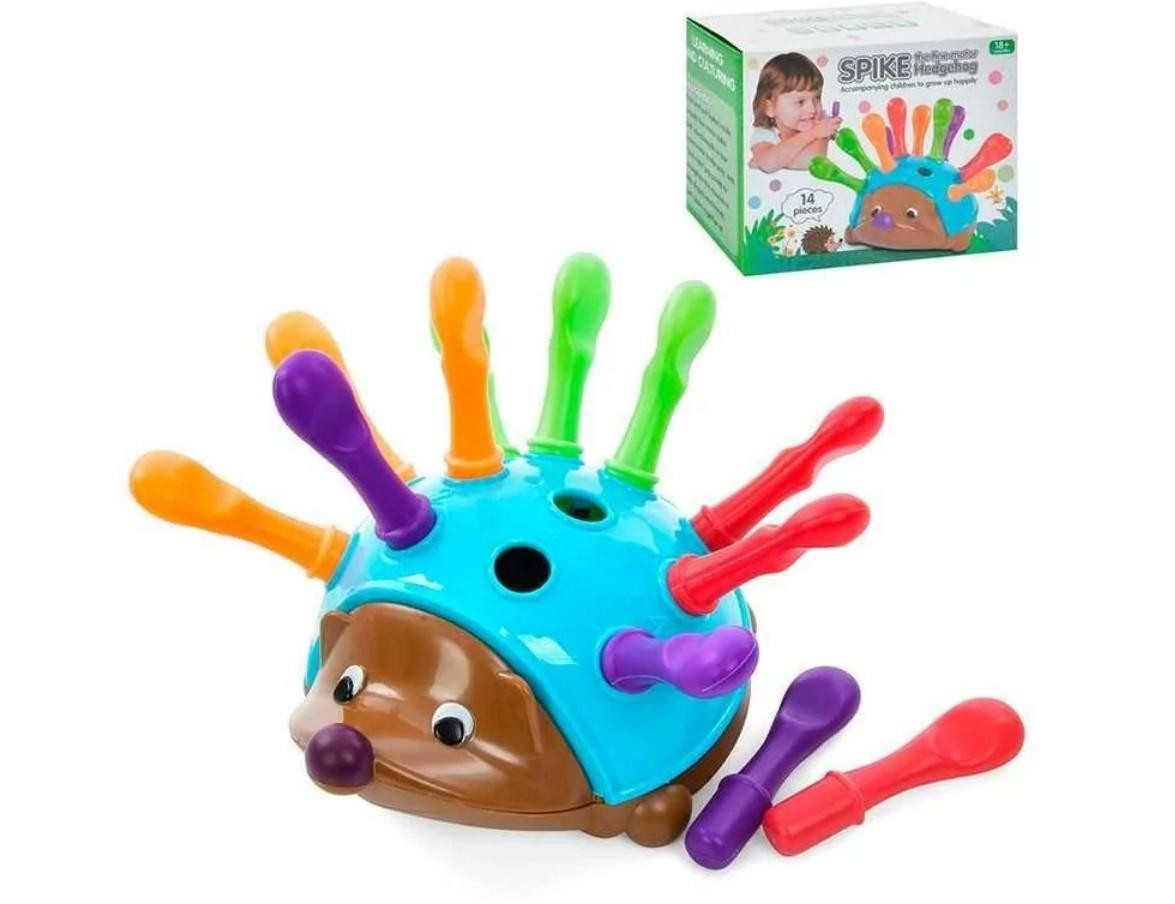 Игра детская развивающая Сортер по методике Монтессори Ежик 19x15 см (2150)