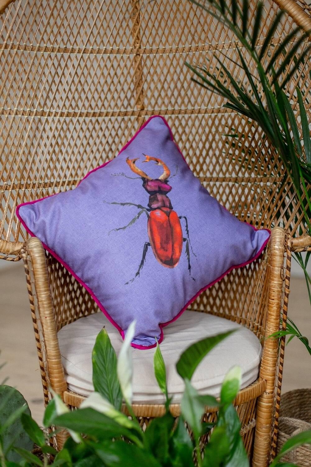 Подушка декоративная Maestro 45x45 см Фиолетовый/Розовый (000084739)