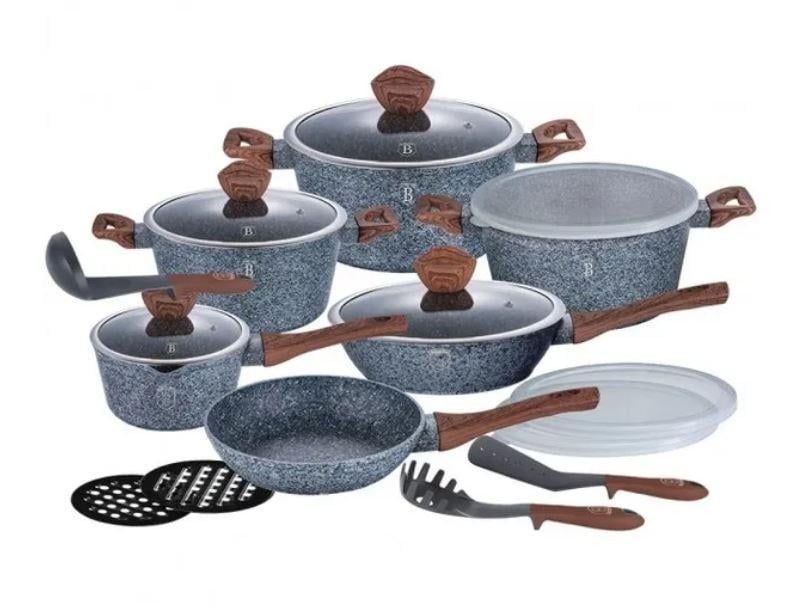 Набір посуду з антипригарним покриттям Berlinger Haus 6198-BH 15 пр. (GV-1014)