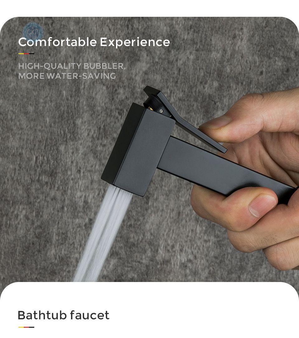 Змішувач прихованого монтажу Gappo G 7217-6 для біде матовий Чорний - фото 5 Змішувач прихованого монтажу Gappo G 7217-6 для біде матовий Чорний - фото 5