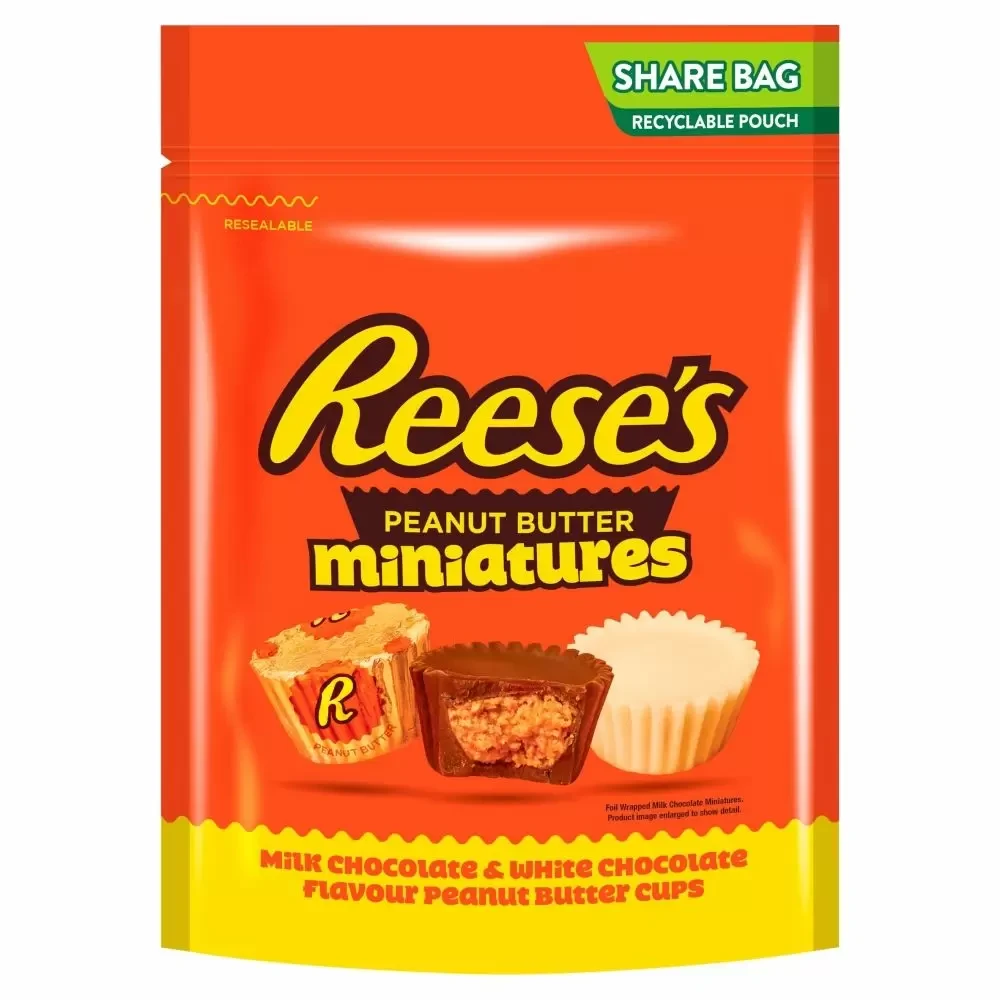 Шоколад Reese's Peanut Butter Miniatures 300 г (1705225705)