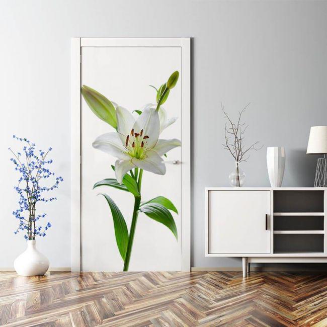 Наклейка интерьерная на двери Sticker Wall SW-00000901 Цветок 104х210 см