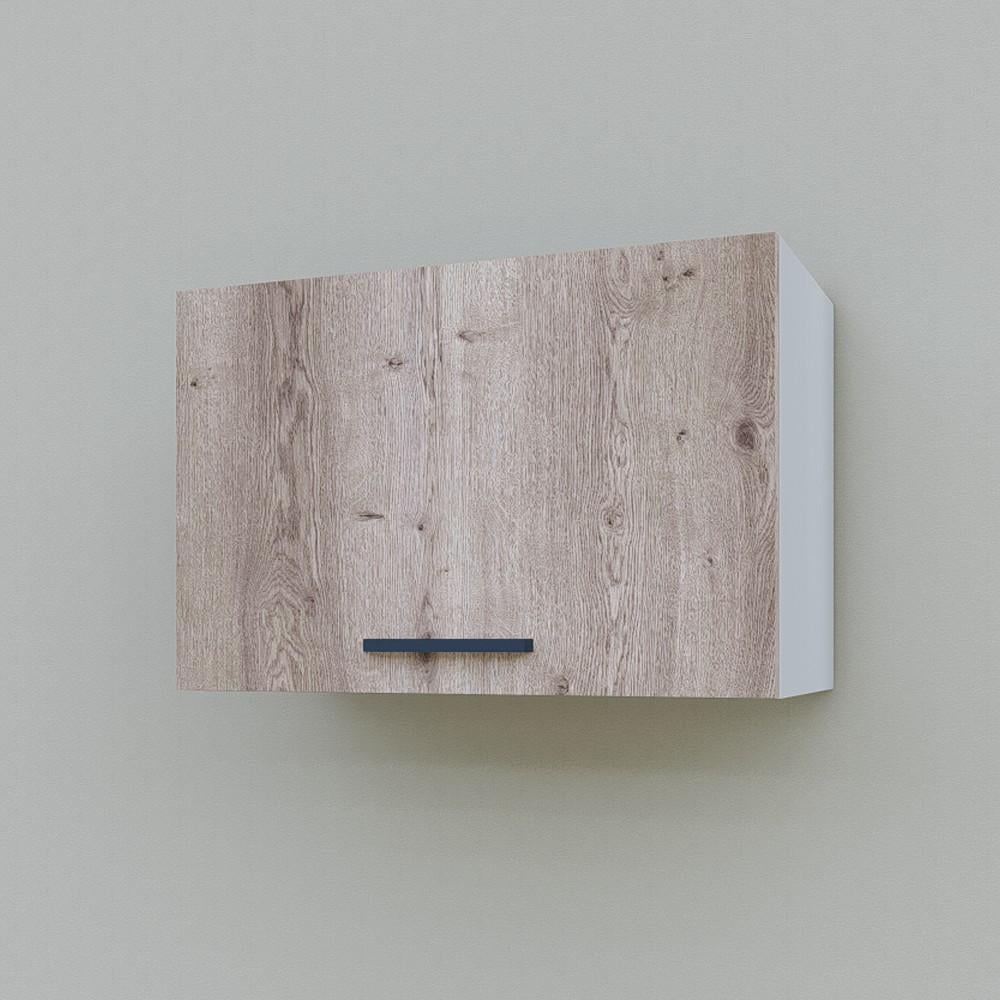 Шкаф навесной Opendoors МП2 для кухни под вытяжку 600 мм Аликанте/Светлый серый (МП2/4) - фото 1