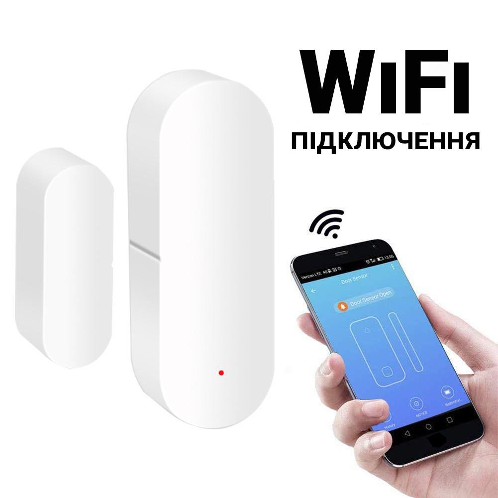 Датчик відкриття для дверей і вікон USmart DAS-01w бездротовий з WiFi  підтримкою Tuya для Android&iOS - фото 6