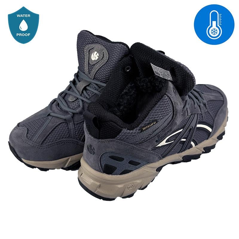 Черевики чоловічі зимові термо 2999-2 p. 42 26,5 см Сірий - фото 3 Черевики чоловічі зимові термо 2999-2 p. 42 26,5 см Сірий - фото 3