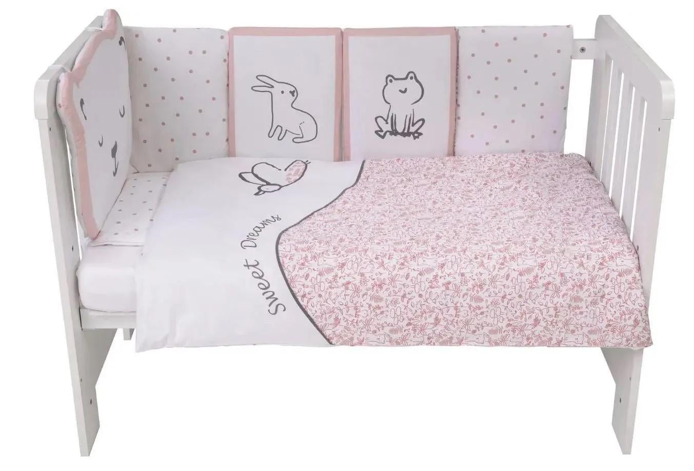 Комплект дитячої постільної білизни FreeON Bubaba TEDDY 10 шт. Pink (selvid168_22906)