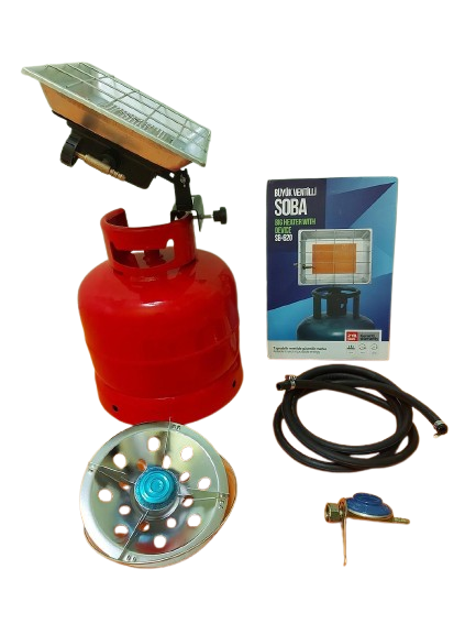 Балон пропан з газовим пальником/редуктором/шлангом 2,9 кВт 15 л 2 м (20079111) - фото 2 Балон пропан з газовим пальником/редуктором/шлангом 2,9 кВт 15 л 2 м (20079111) - фото 2