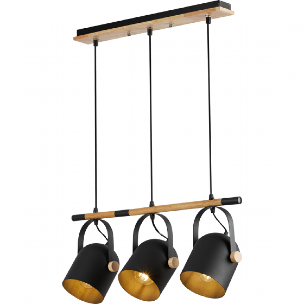 Подвесной светильник Haltbor 3 Black (PL-0004106 M/BLACK) - фото 1 Подвесной светильник Haltbor 3 Black (PL-0004106 M/BLACK) - фото 1