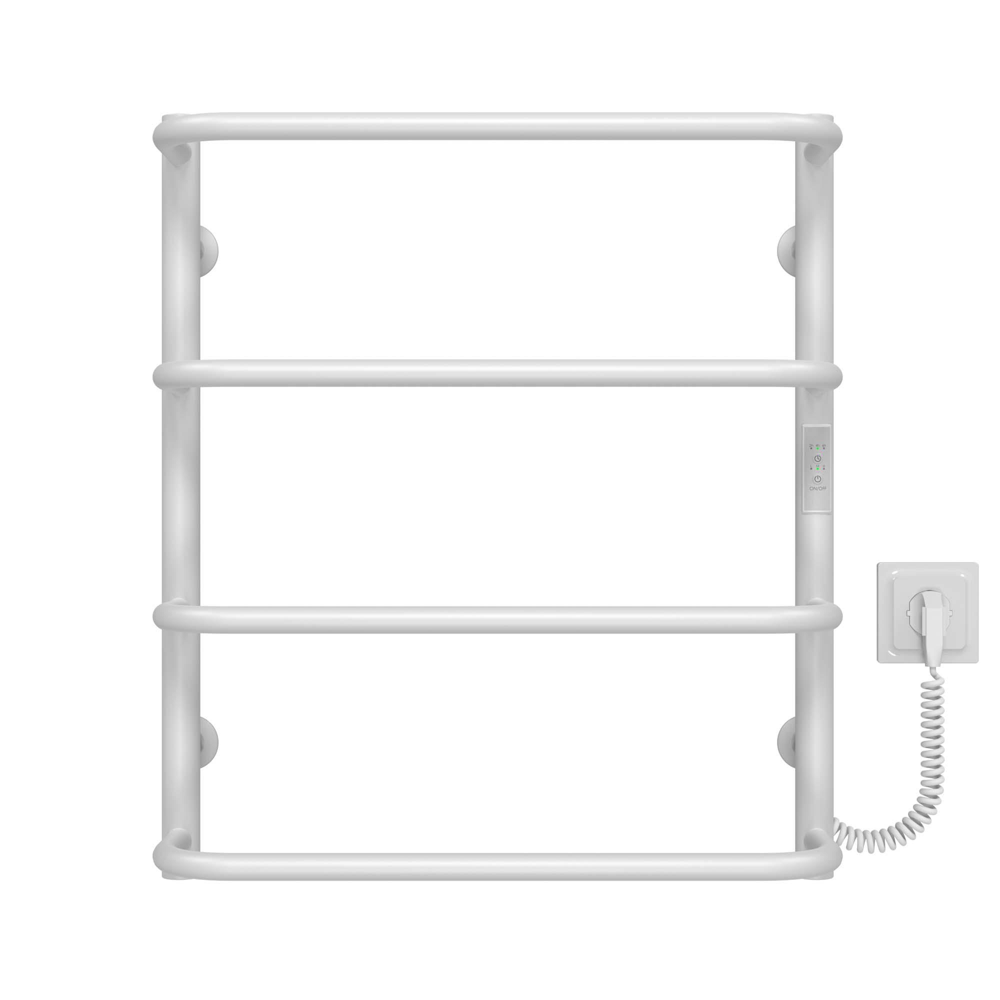 Полотенцесушитель электрический Deffi Стандарт П4 WD03 правое подключение нержавеющая сталь 400х600 мм (C.SS.60.40.4.E.W.R.)