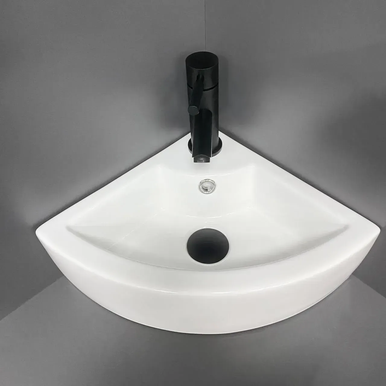 Раковина подвесная VBI Fano угловая 460x330 мм Белый (RM-VBI-015612) - фото 2