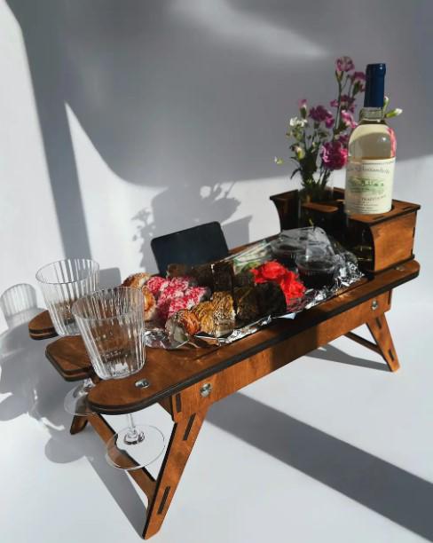 Столик многофункциональный 58х28 см Дуб (013ст) - фото 8