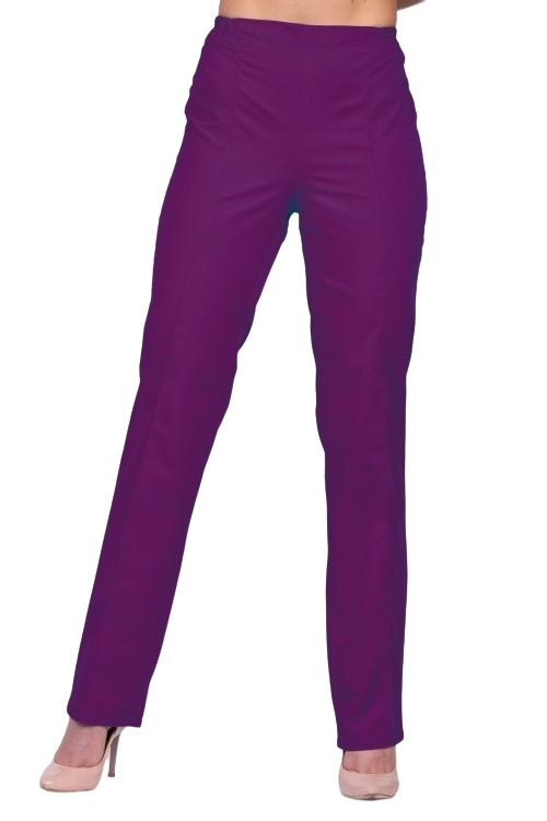 Брюки медицинские женские Health Life 3605 коттоновые р. 54 Баклажановый (21-114-3605.54)