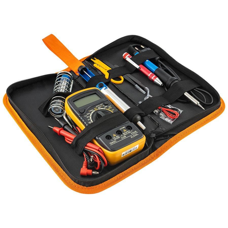 Паяльний набір в пеналі мультиметр VC830L/паяльник 60W/інструменти (286812)