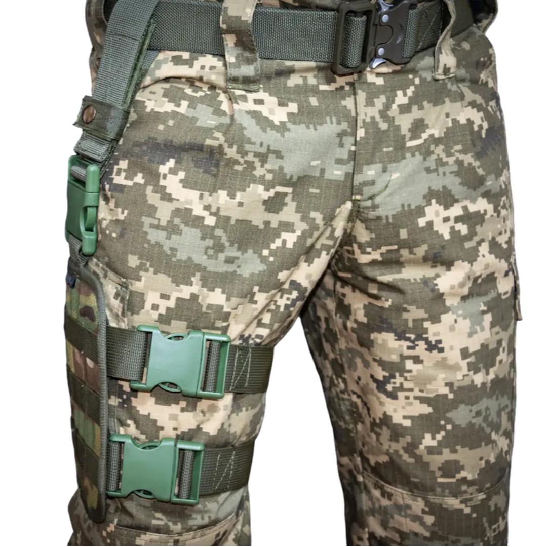 Платформа на стегно для підсумків Kirasa Cordura 1000D Molle 15х20 Multicam (KI285) - фото 7