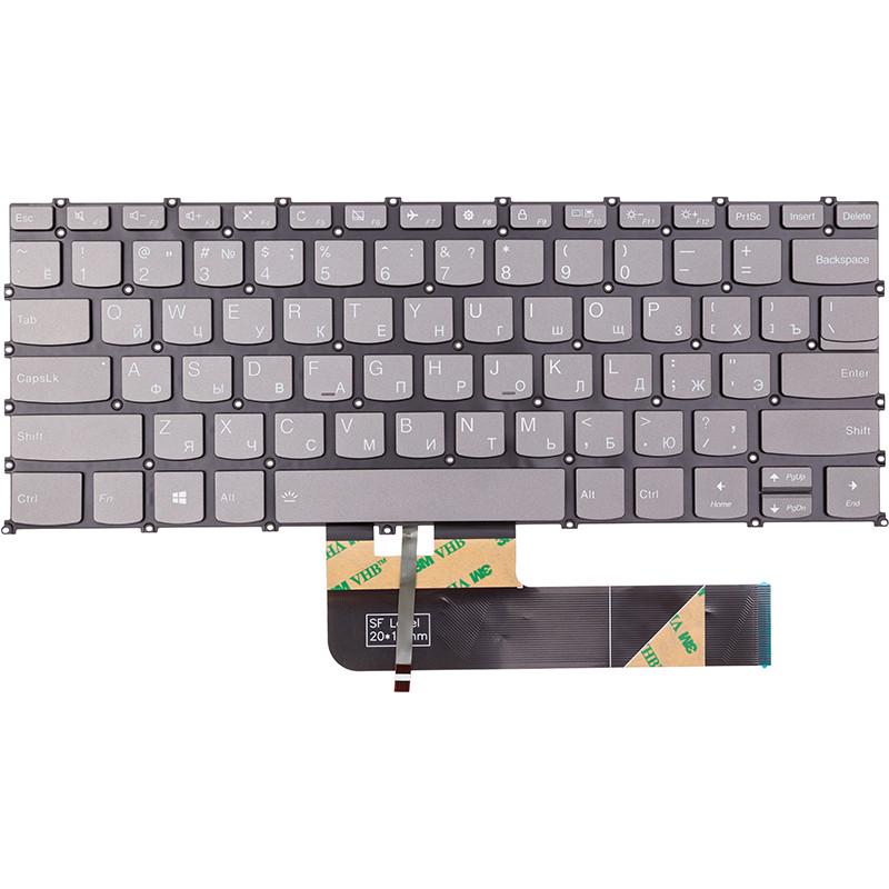 Клавиатура для ноутбука LENOVO IdeaPad C340-14IWL подсветка Темно-серый (2663841965)