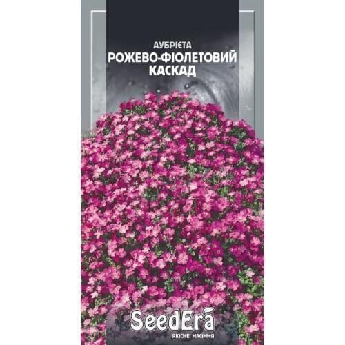 Семена цветов Аубриета Розово-фиолетовый многолетний каскад Семейный сад 0,1 г (CS-0956)