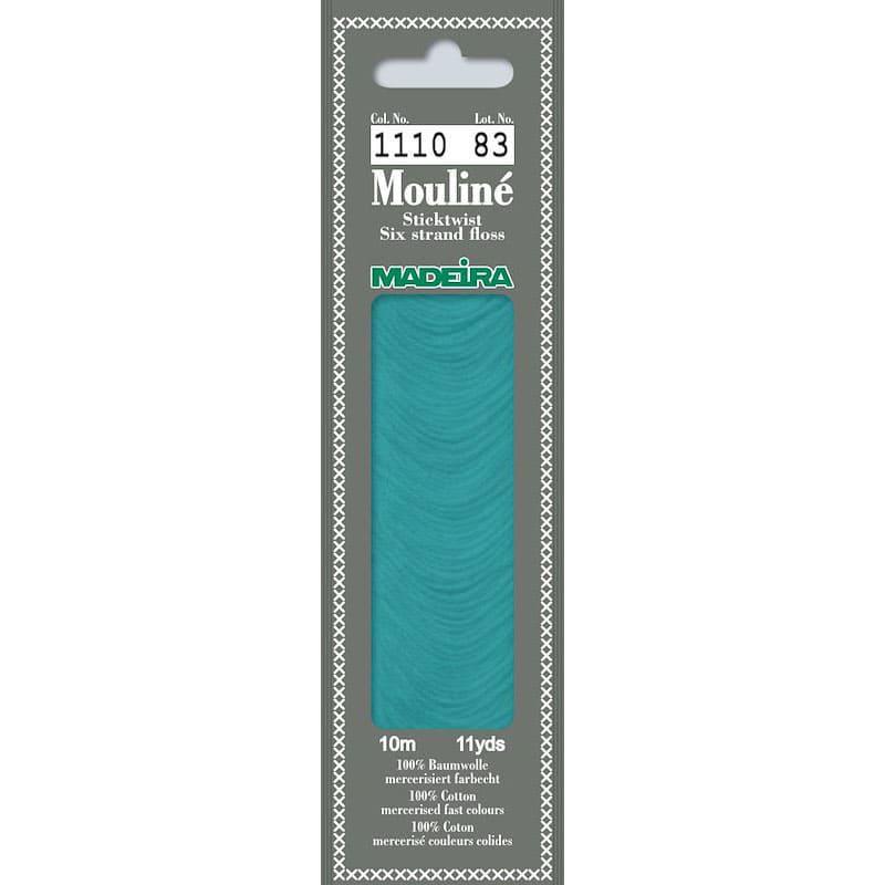 Нитки мулине Madeira 1110 Mouline Бирюзовый