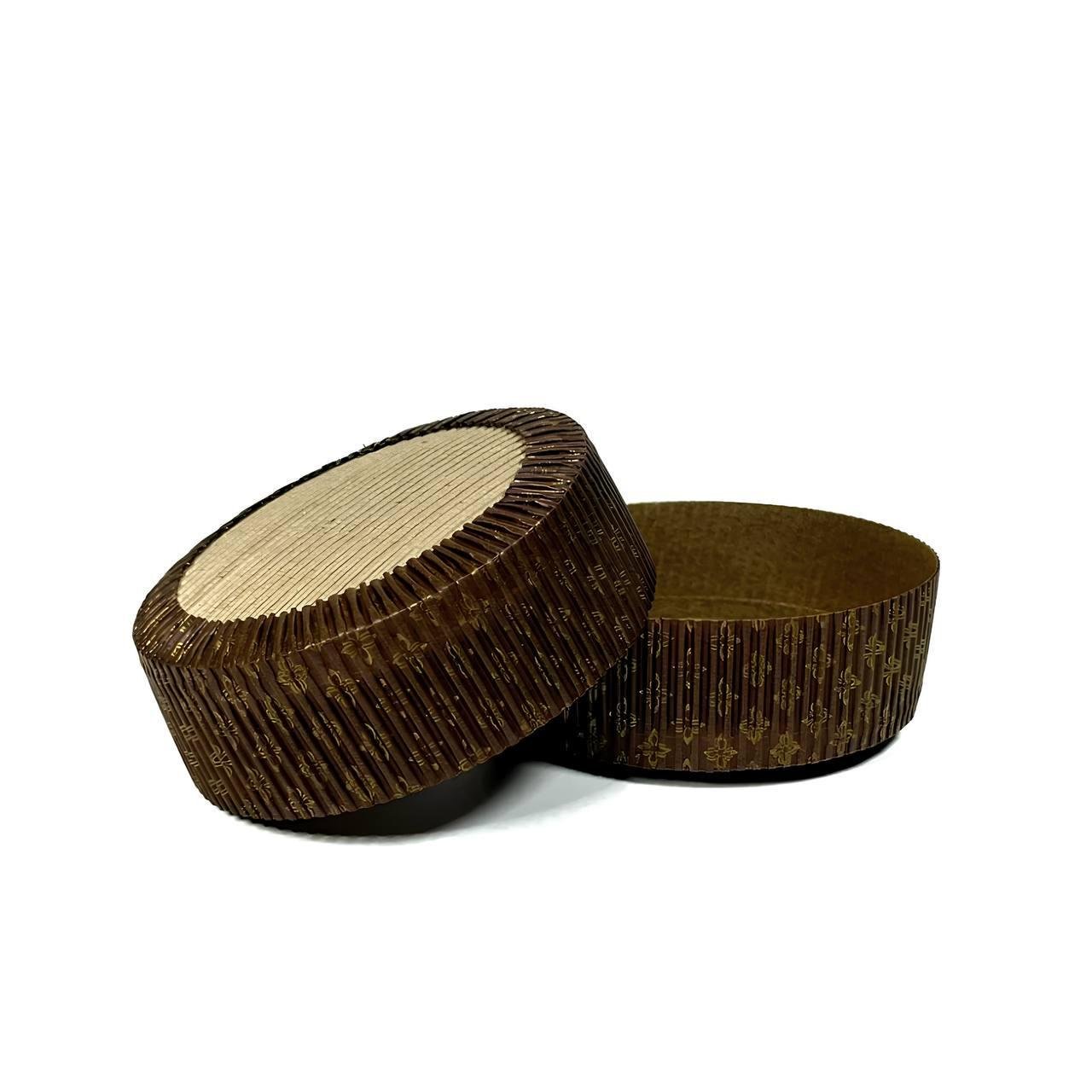 Форма для мини панеттона Good Baking с перфорацией 17 шт. 110х30 мм Темно-коричневый (P009) - фото 3