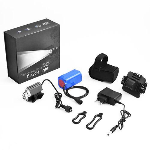 Велофонарь аккумуляторный F09-2T6