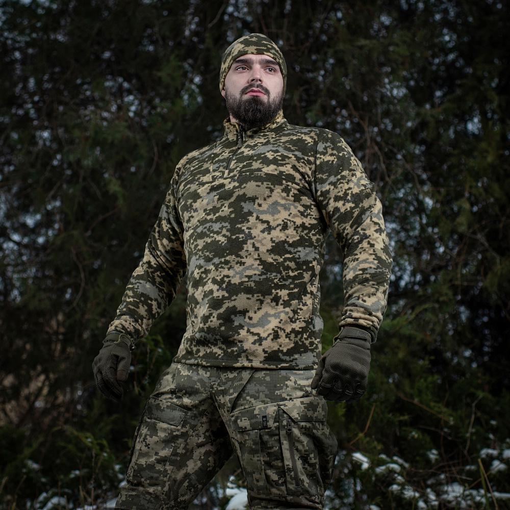 Кофта флісова M-Tac Delta Fleece XXL Піксель (5915868) - фото 12