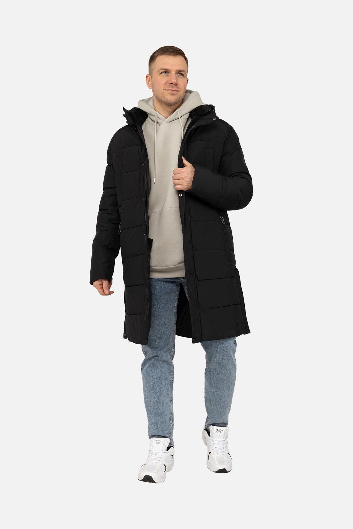 Куртка мужская ЦБ-00254588 р. 46 Черный (28421967)