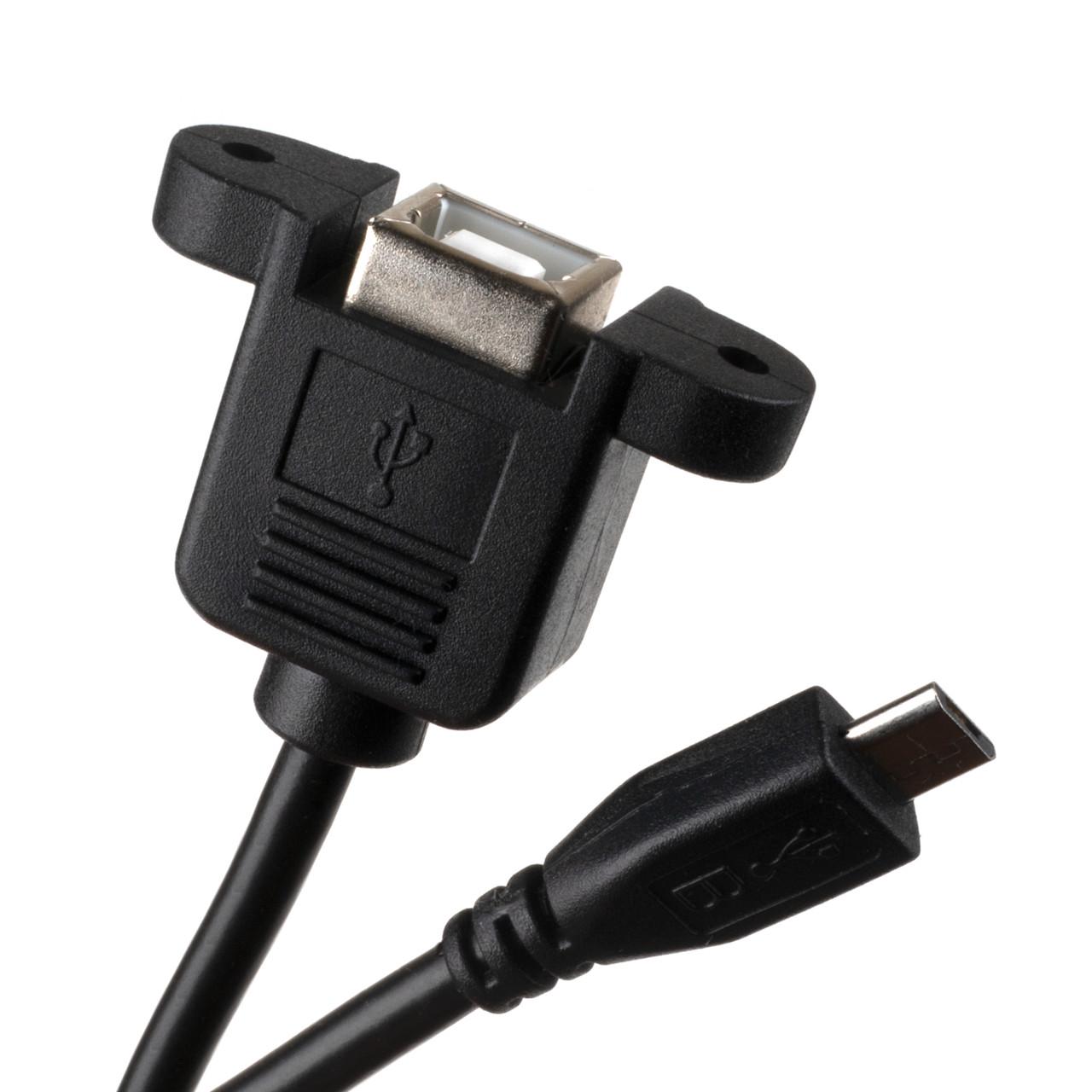 Перехідник з USB Type-B на Micro-USB 20 см