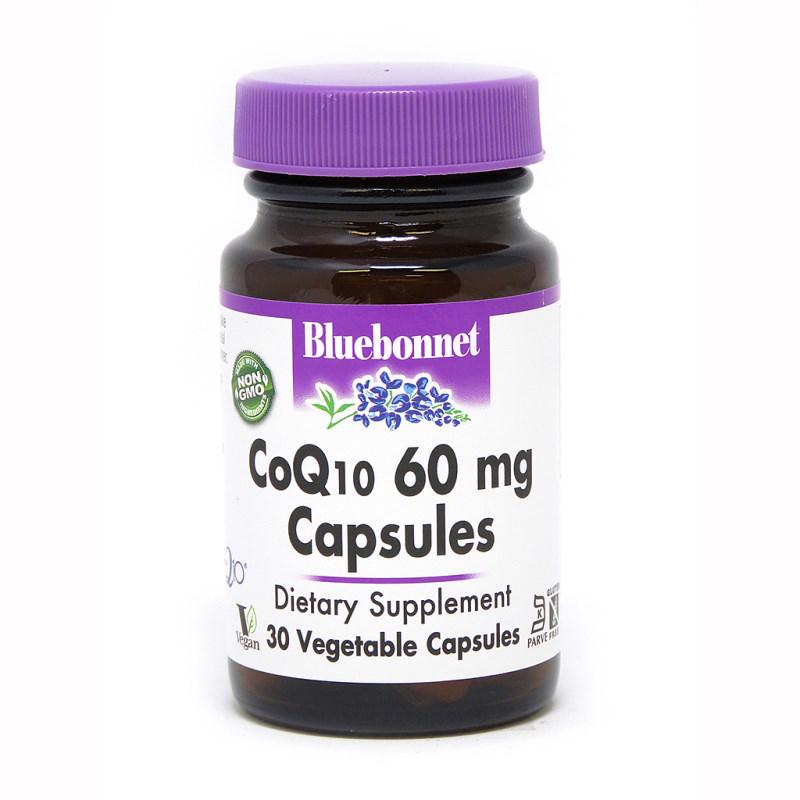 Натуральна добавка Bluebonnet Nutrition CoQ10 60 мг 30 вегакапс. (3964)