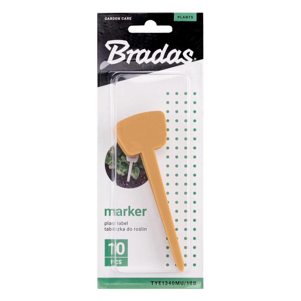 Маркер для рослин Bradas 13x4 см 10 шт. Гірчичний (TYE1340MU/10B) - фото 2