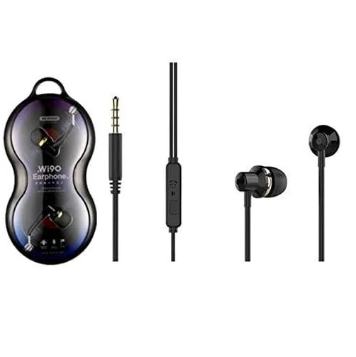 Навушники провідні WK Wired Earphone Wi90 чорний - фото 3