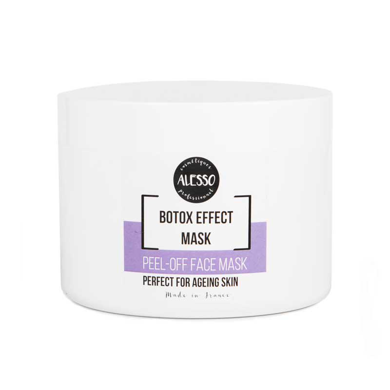 Альгинатная маска ALESSO Botox Effect Mask омолаживающая с эффектом ботокса для всех типов кожи 200 г (3273629291433)