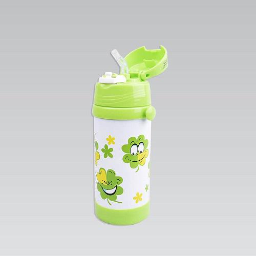 Термос Maestro 0,35 л с силиконовой трубочкой (MR-1640-35)