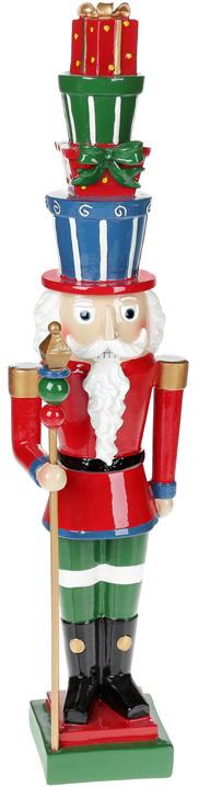 Фигура декоративная Щелкунчик Подарки 12х10х51 см (BD-837-140)
